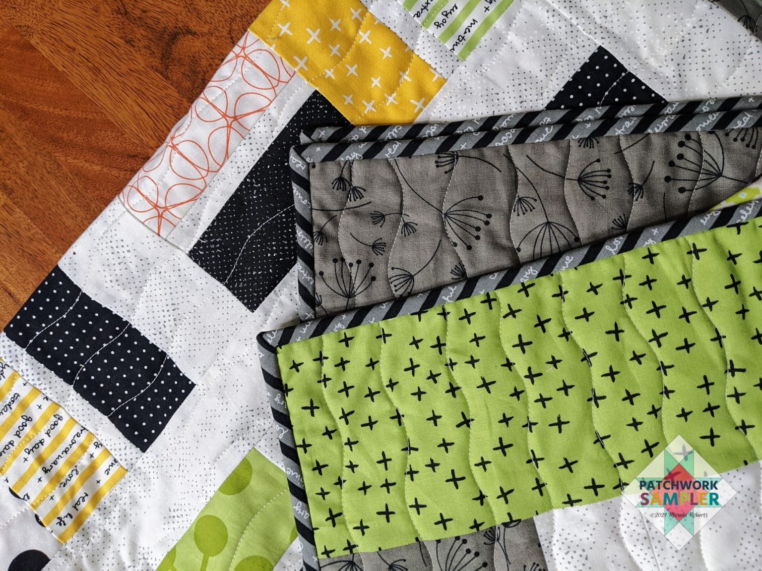 Friday Finish: The Neighborhood Quilt - Patchwork Sampler