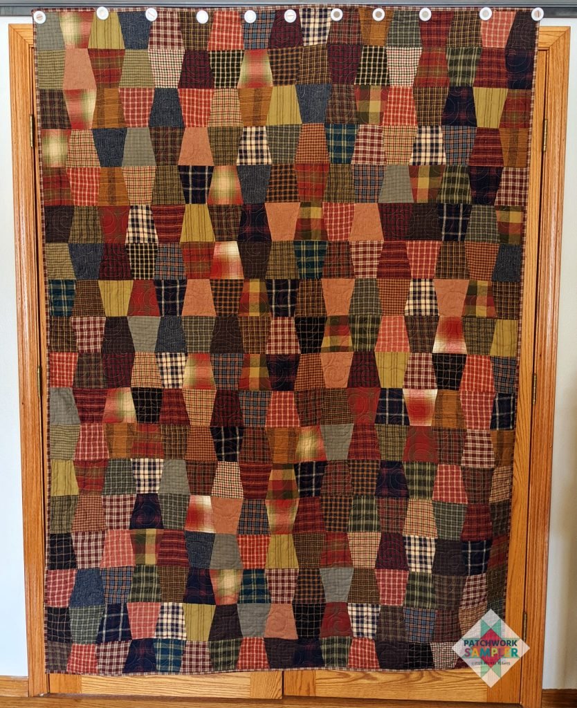 Homespun Tumbler quilt