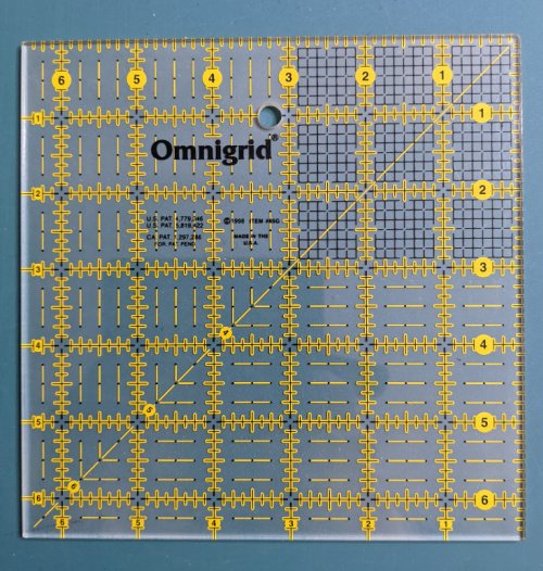 Omnigrid 5 x 20 Non-Slip Rectangle Quilting Ruler