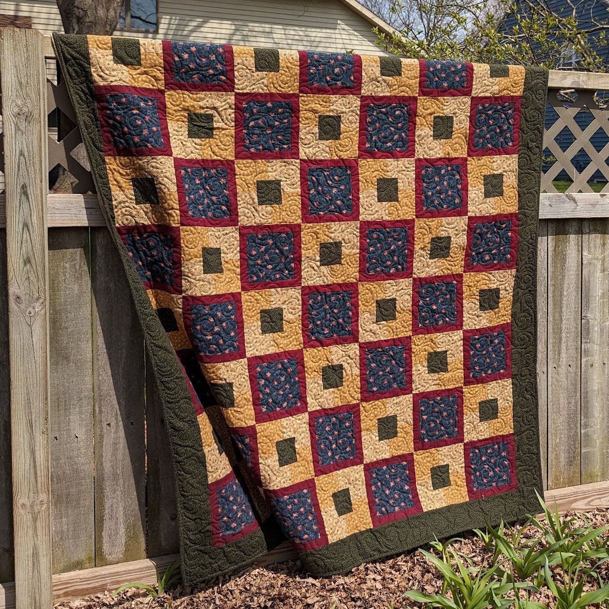 Friday Finish: Five Yard Quilt - Patchwork Sampler