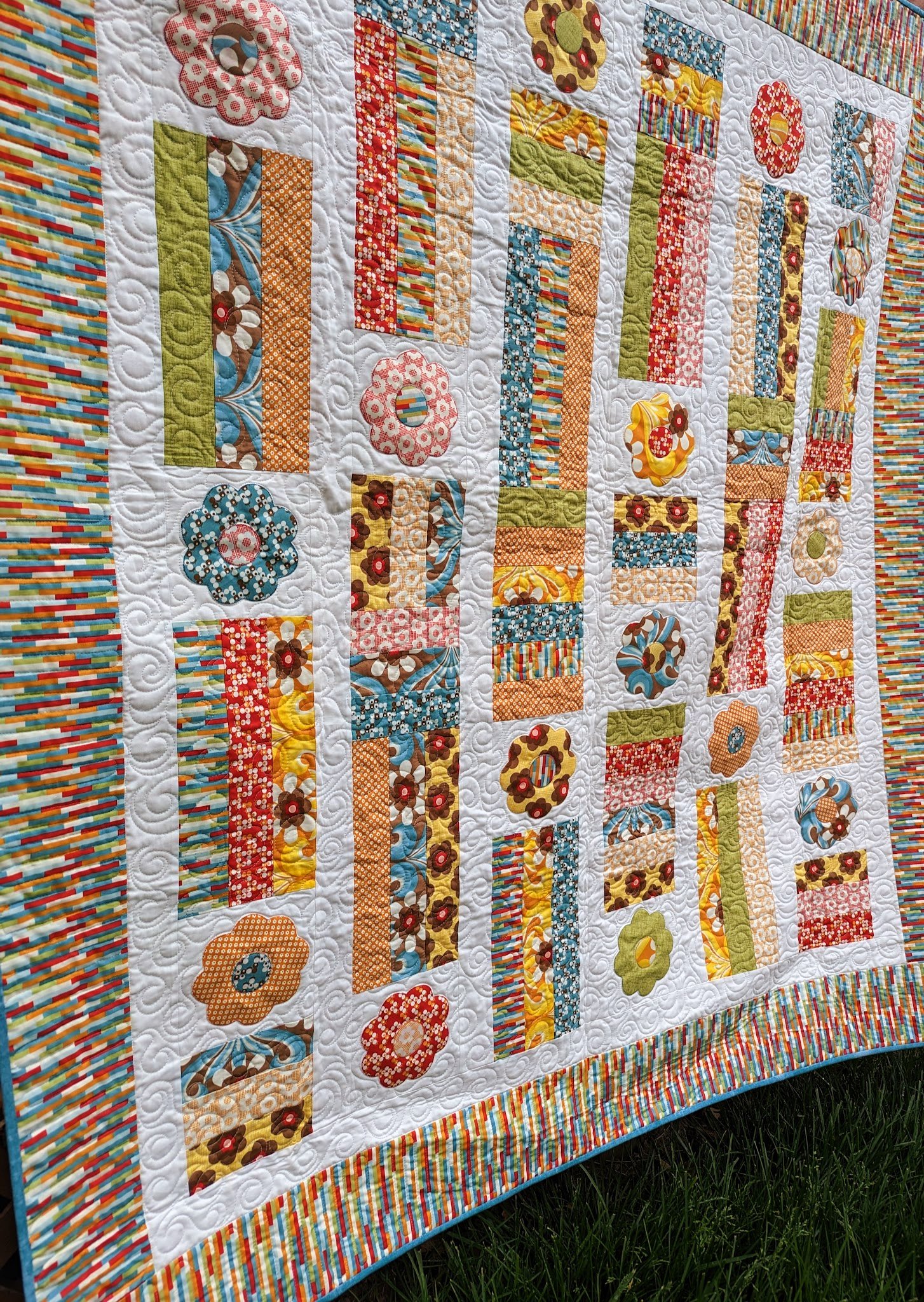 Friday Finish: Boho Quilt and Sister Bay Table Mat - Patchwork Sampler