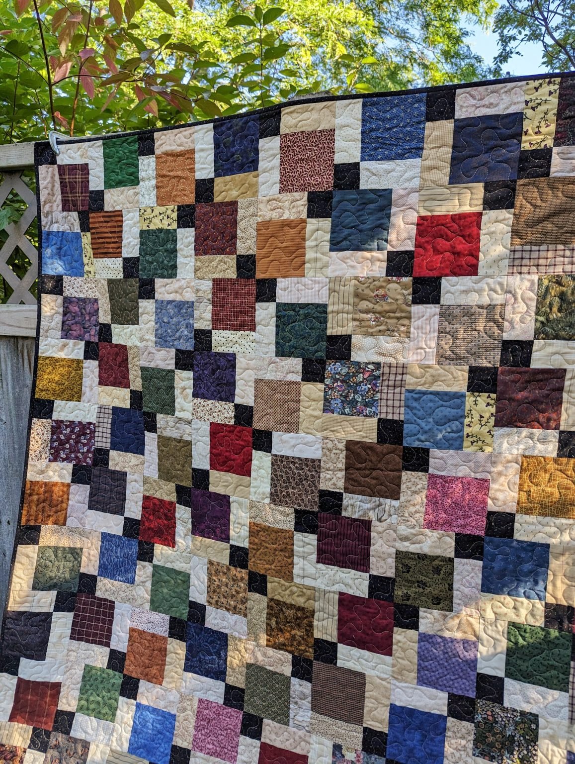 August Challenge: Disappearing Nine Patch - Patchwork Sampler