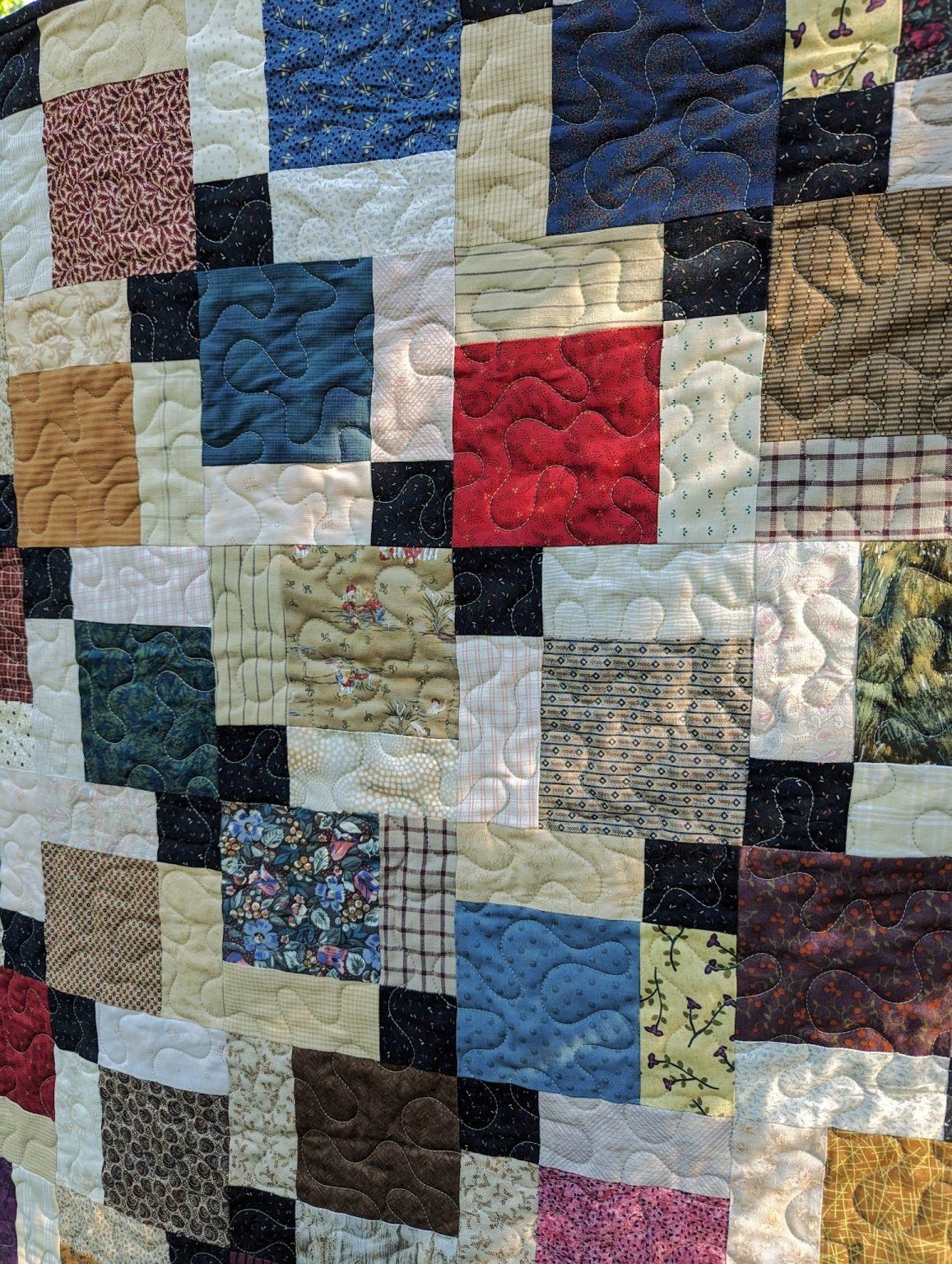 August Challenge: Disappearing Nine Patch - Patchwork Sampler