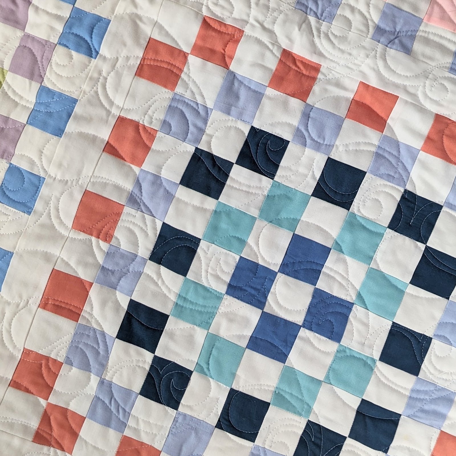 Another Easy Quilt Made with One 10 Precut Pack & A Few Yards of Fabric **  Free Quilt Pattern** 